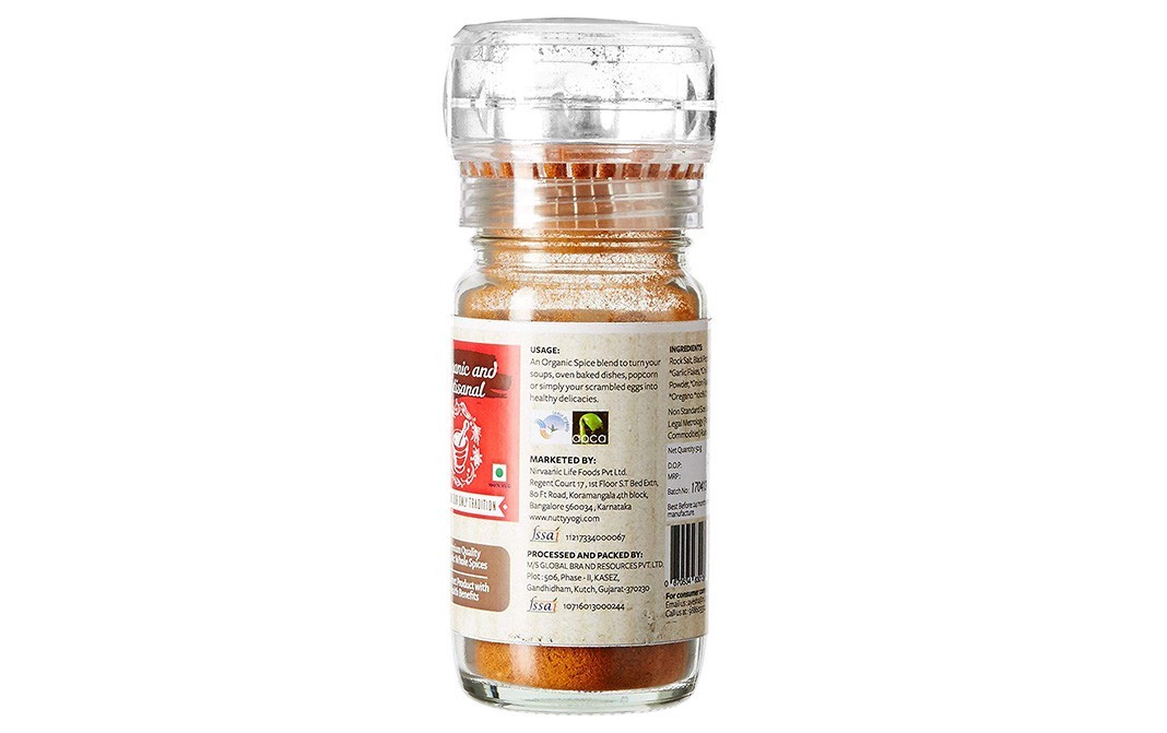 Nutty Yogi Organic Cajun Seasoning    Bottle  50 grams